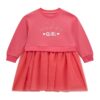 Рокля с овално деколте и тюл GUESS KIDS