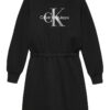 Рокля с памук с лого CALVIN KLEIN
