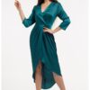 Сатинирана рокля с шпиц CAMISSI