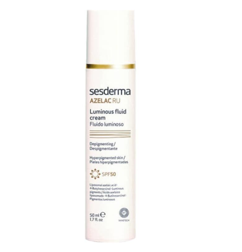 Слънцезащитен флуид  Azelac RU SPF 50 - Депигментиращ ефект - 50 мл Sesderma