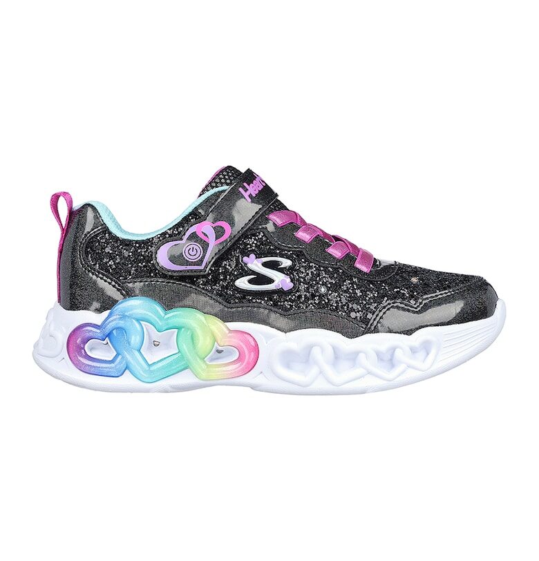 Спортни обувки Infinite Heart Light с велкро и LED светлини Skechers