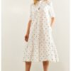 Флоралана миди рокля с памук Shade