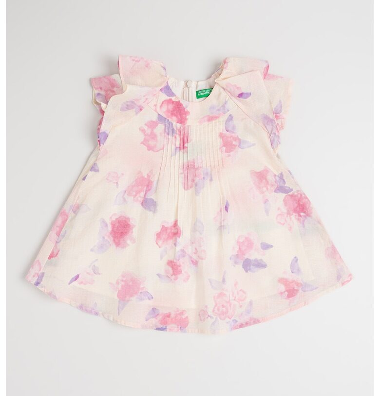 Флорална рокля United Colors of Benetton