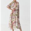 Флорална рокля със застъпен дизайн Tatuum