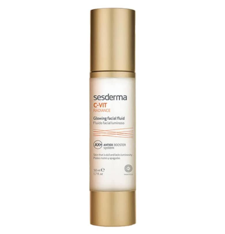 Флуид за лице  C-VIT - Илюминатор - Със светлоотразителни пигменти - 50 мл Sesderma