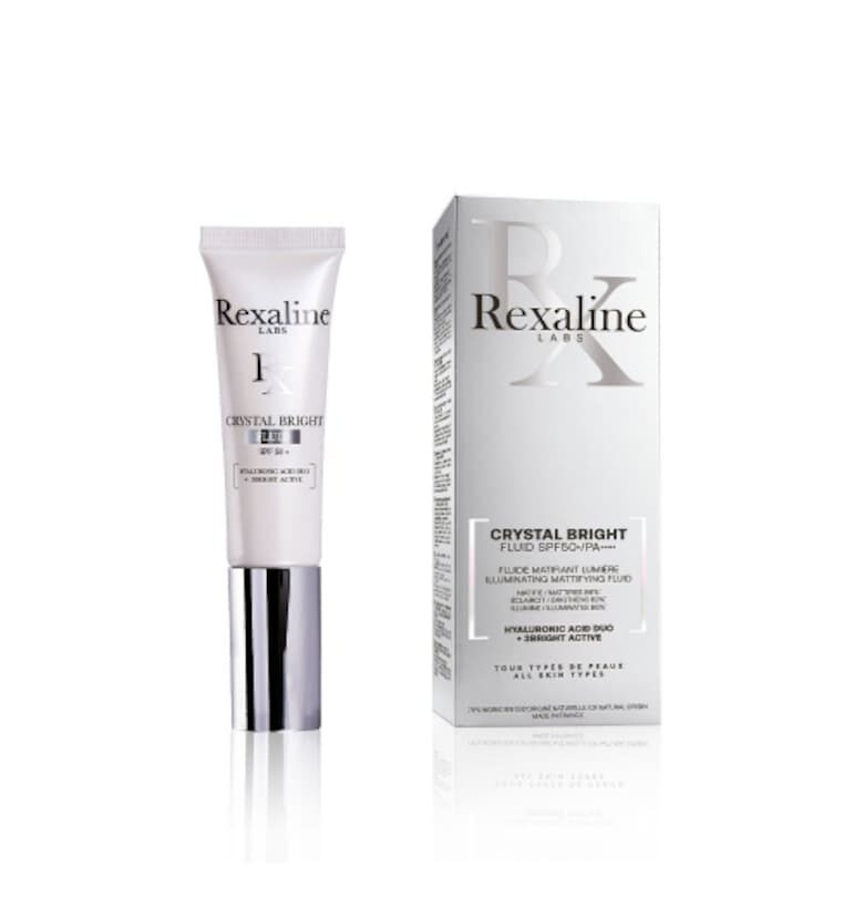Флуид за лице  Crystal Bright SFP50+ - Матиращ - 30 мл REXALINE