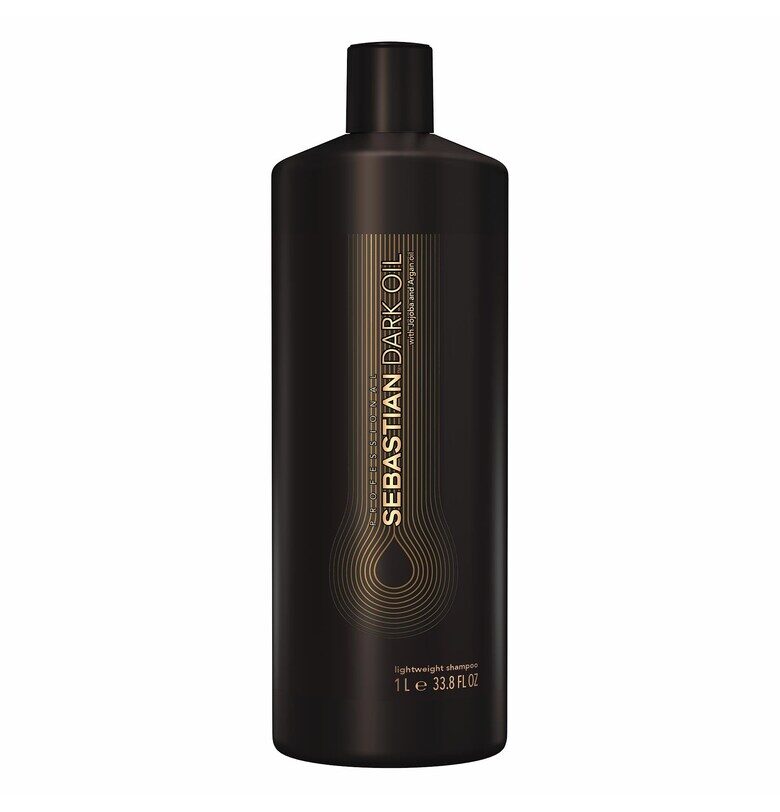 Шампоан за овлажняване и блясък на косата  Dark Oil с лека формула Sebastian Professional
