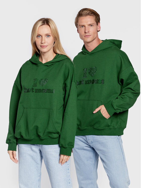 2005 Суитшърт Unisex Hot Moms Зелен Relaxed Fit за Унисекс цена