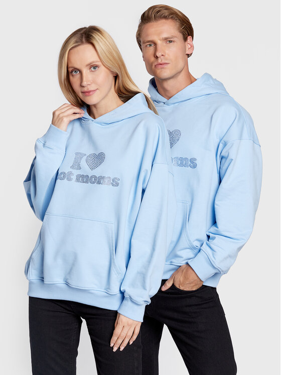 2005 Суитшърт Unisex Hot Moms Светлосиньо Regular Fit за Унисекс цена
