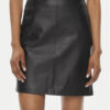2NDDAY Кожена пола Ceciliana 2000552642 Черен Slim Fit за Жени цена