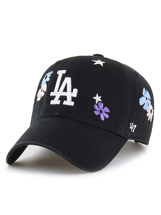 47 Brand Шапка с козирка MLB Los Angeles Dodgers B-FLRAC12GWS Черен за Жени цена
