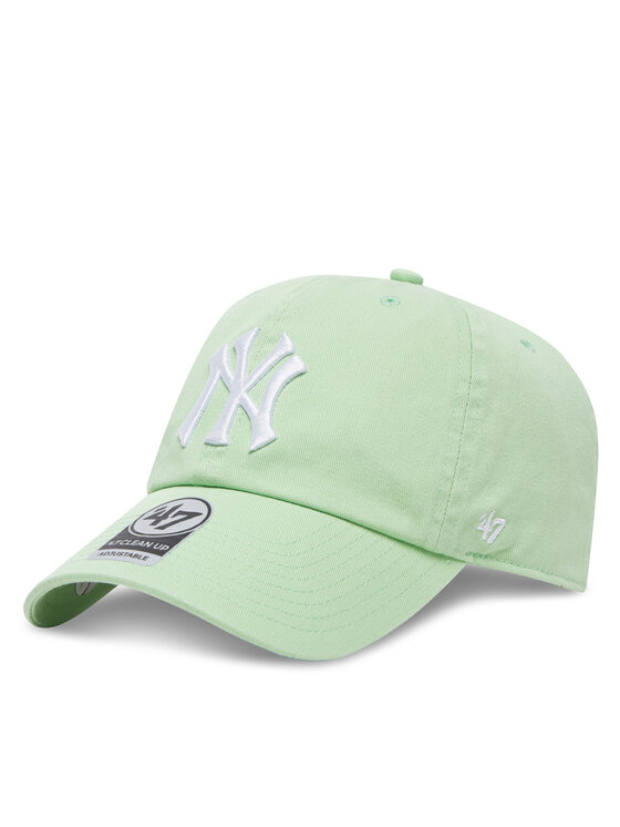 47 Brand Шапка с козирка MLB New York Yankees '47 CLEAN UP B-RGW17GWS Зелен за Мъже цена