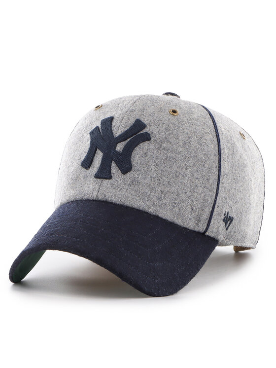 47 Brand Шапка с козирка MLB New York Yankees B-BRKCU17WIS Сив за Мъже цена