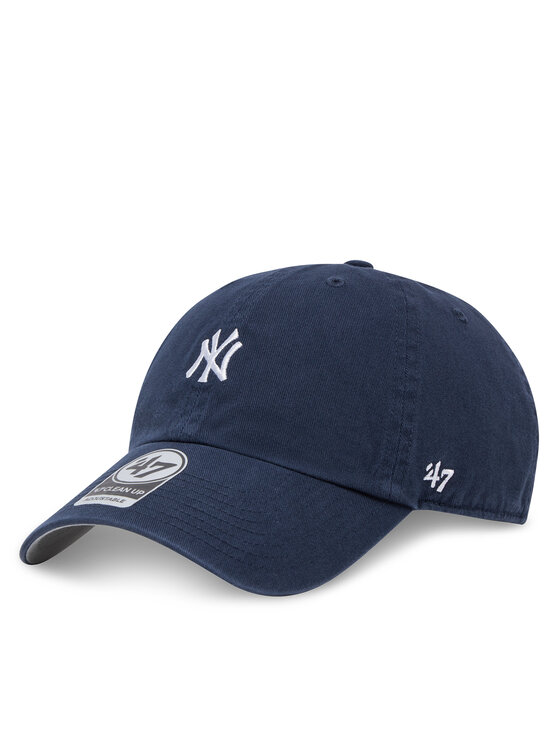 47 Brand Шапка с козирка MLB New York Yankees BASE RUNNER '47 Clean U p B-BSRNR17GWS Тъмносин за Унисекс цена