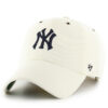 47 Brand Шапка с козирка MLB New York Yankees Thin Cord ’47 Clean Up B-TCDCU17IWS Екрю за Мъже цена