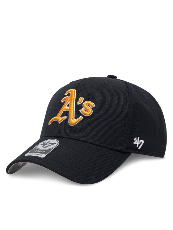 47 Brand Шапка с козирка MLB Oakland Athletics '47 MVP B-MVP18WBV Черен за Унисекс цена