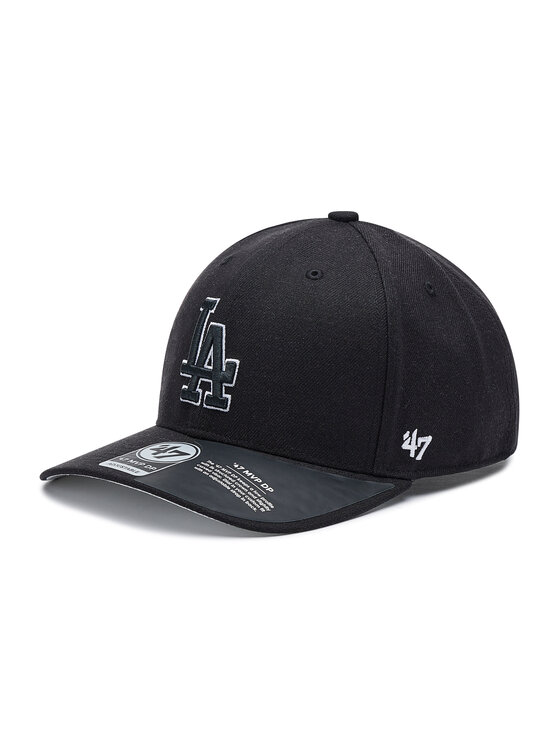 47 Brand Шапка с козирка Mlb Los Angeles Dodgers Cold Zone B-CLZOE12WBP-BKB Черен за Унисекс цена