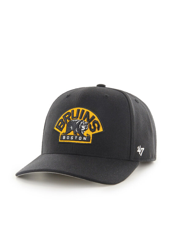 47 Brand Шапка с козирка NHL Boston Bruins H-CLZOE01WBP Черен за Мъже цена