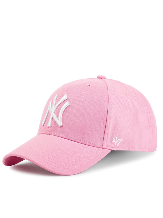 47 Brand Шапка с козирка New York Yankees B-MVPSP17WBP-RS Розов за Жени цена