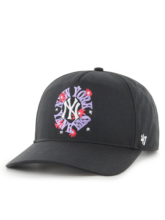 47 Brand Шапка с козирка New York Yankees MLB Flora Hitch B-FLRAH17HTP Черен за Жени цена
