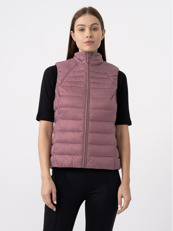4F Жилетка за костюм 4FAW23TVESF072 Розов Slim Fit за Жени цена