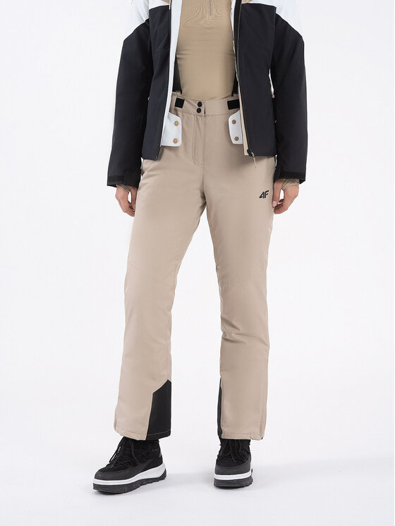 4F Ски панталони 4FAW23TFTRF400 Кафяв Regular Fit за Жени цена
