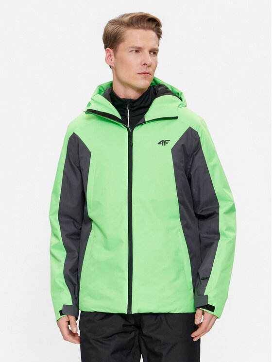 4F Скиорско яке 4FAW23TTJAM306 Зелен Regular Fit за Мъже цена