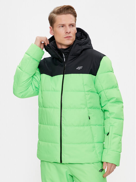 4F Скиорско яке 4FAW23TTJAM307 Зелен Regular Fit за Мъже цена