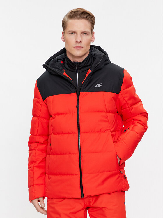 4F Скиорско яке 4FAW23TTJAM307 Червен Regular Fit за Мъже цена