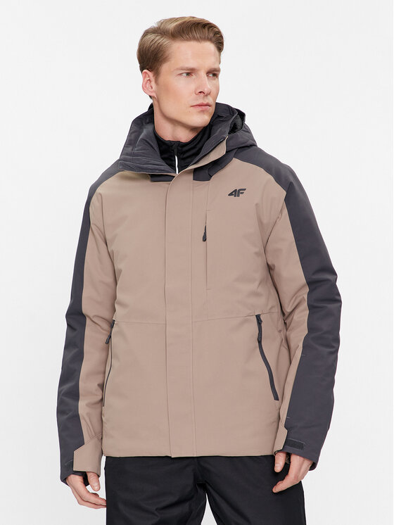 4F Скиорско яке 4FAW23TTJAM347 Сив Regular Fit за Мъже цена