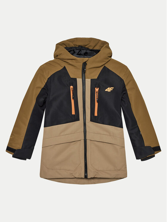 4F Сноуборд яке 4FJWAW24TTJAM539 Кафяв Regular Fit за Момчета цена