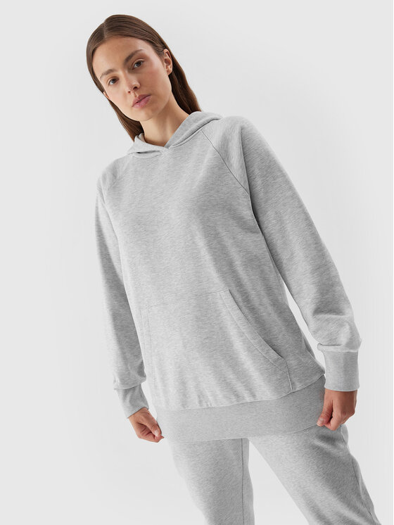 4F Суитшърт 4FAW23TSWSF0725 Сив Regular Fit за Жени цена