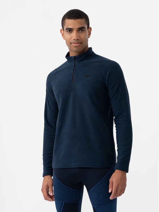 4F Термооблекло горна част 4FAW23UFLEM034 Тъмносин Slim Fit за Мъже цена