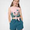 4F Тишърт 4FJSS23TTSHF391 Розов Regular Fit за Момичета цена