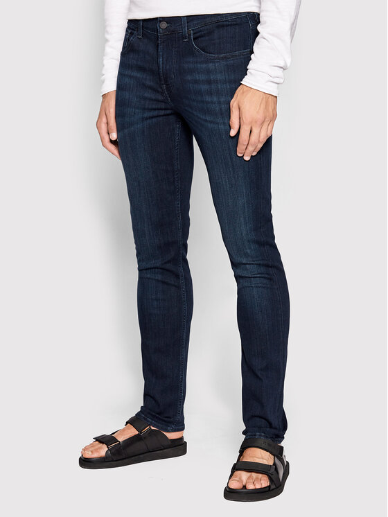 7 For All Mankind Дънки Luxe Performance Plus JSMSA230IP Тъмносин Slim Fit за Мъже цена