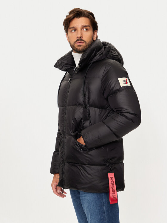 AFTER LABEL Пухено яке Colonia A00016 Черен Regular Fit за Мъже цена