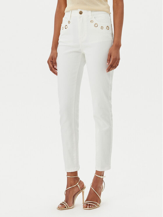ARTIGLI Дънки ADDE002564 058 Бял Slim Fit за Жени цена