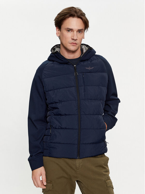 Aeronautica Militare Преходно яке 232AF465CT3201 Тъмносин Regular Fit за Мъже цена