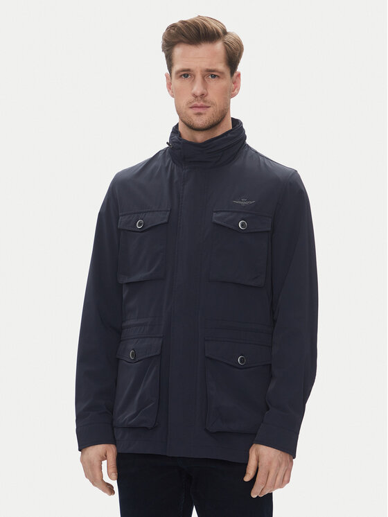 Aeronautica Militare Преходно яке 251AB2217CT3264 Тъмносин Regular Fit за Мъже цена