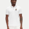 Aeronautica Militare Тениска с яка и копчета 251PO1850P191 Бял Slim Fit за Мъже цена