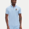Aeronautica Militare Тениска с яка и копчета 251PO1850P191 Син Slim Fit за Мъже цена