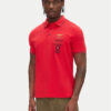 Aeronautica Militare Тениска с яка и копчета 251PO1853P191 Червен Regular Fit за Мъже цена