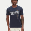 Aeronautica Militare Тишърт 251TS2401J592 Тъмносин Regular Fit за Мъже цена