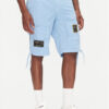 Aeronautica Militare Шорти от плат 251BE041CT1122 Светлосиньо Regular Fit за Мъже цена