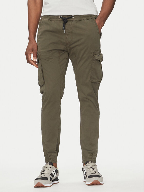 Alpha Industries Джогъри Twill 116202 Зелен Regular Fit за Мъже цена
