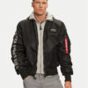 Alpha Industries Зимно яке 133104 Черен Regular Fit за Мъже цена