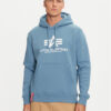 Alpha Industries Суитшърт 178312 Син Regular Fit за Мъже цена