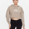 Alpha Industries Суитшърт Basic 116057 Бежов Regular Fit за Жени цена