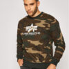 Alpha Industries Суитшърт Basic 178302C Зелен Regular Fit за Мъже цена