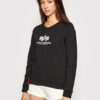 Alpha Industries Суитшърт New Basic 196031 Черен Regular Fit за Жени цена